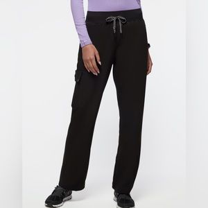 Jaanuu NWT 4 Pocket scrub pants black xsp